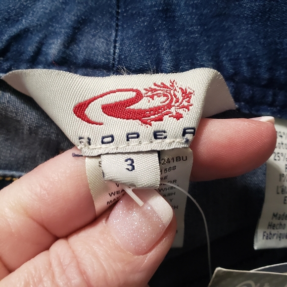 NWT Roper Ladies Sz 3 Denim Shorts - Picture 7 of 13